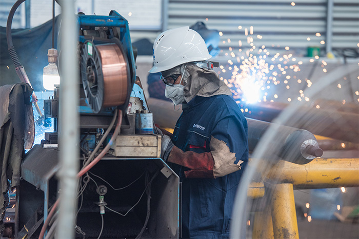 乐清网架焊接车间